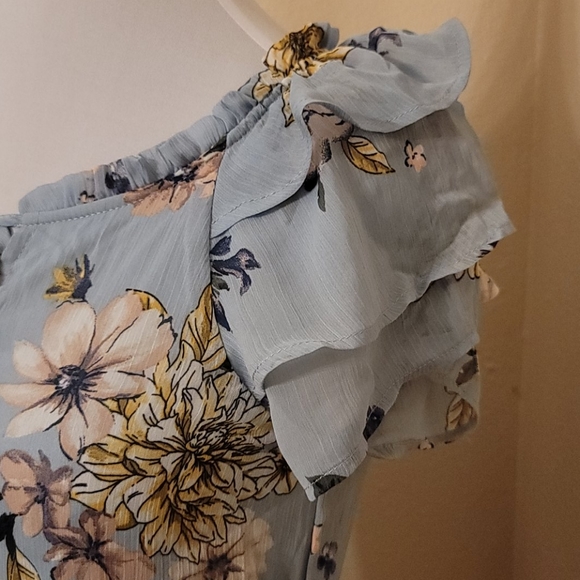 💙 Floral Print Dress - Picture 3 of 7